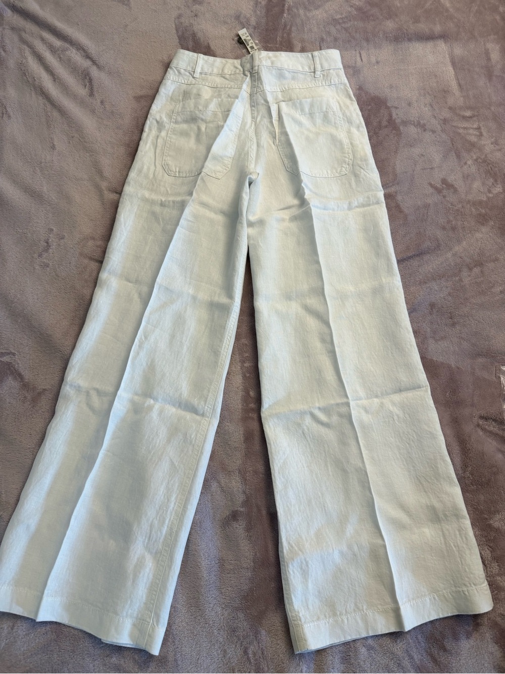 Madewell white Wide-Leg Women’s linen pants